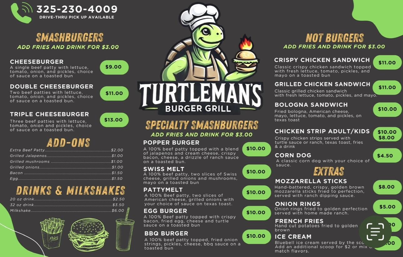Turtleman's Burger Grill LLC