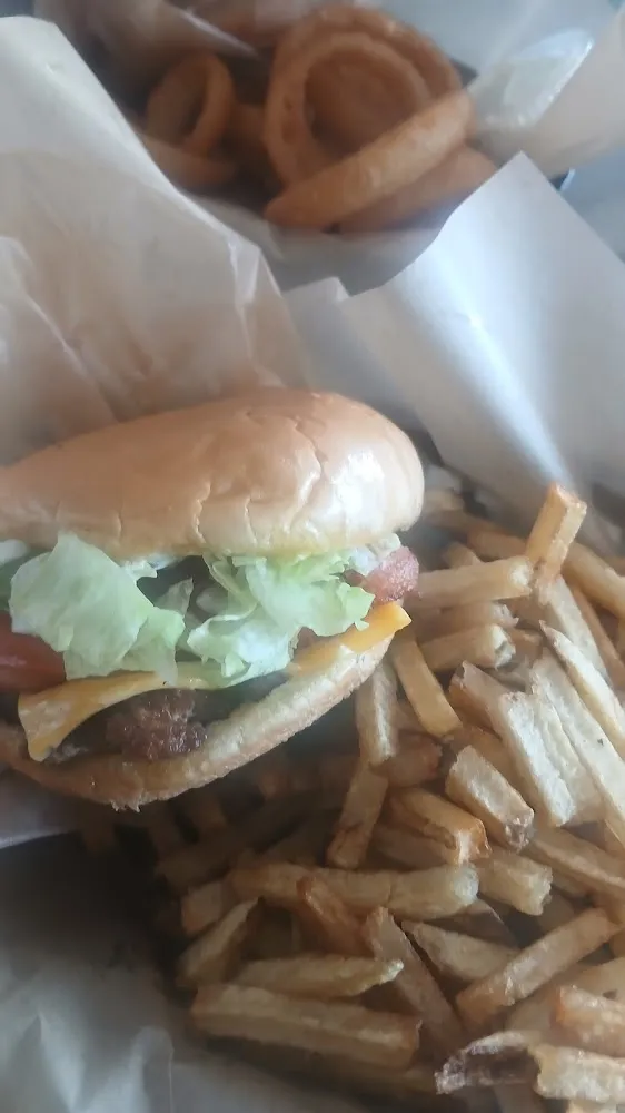 Kids Cheeseburger and Fries