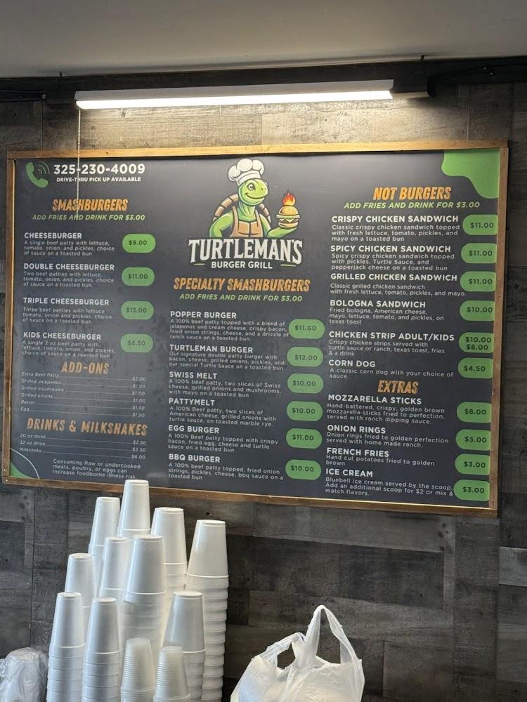 Turtleman's Burger Grill LLC Double Cheeseburger