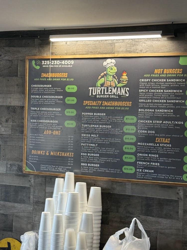 Turtleman's Burger Grill LLC Menu image 3